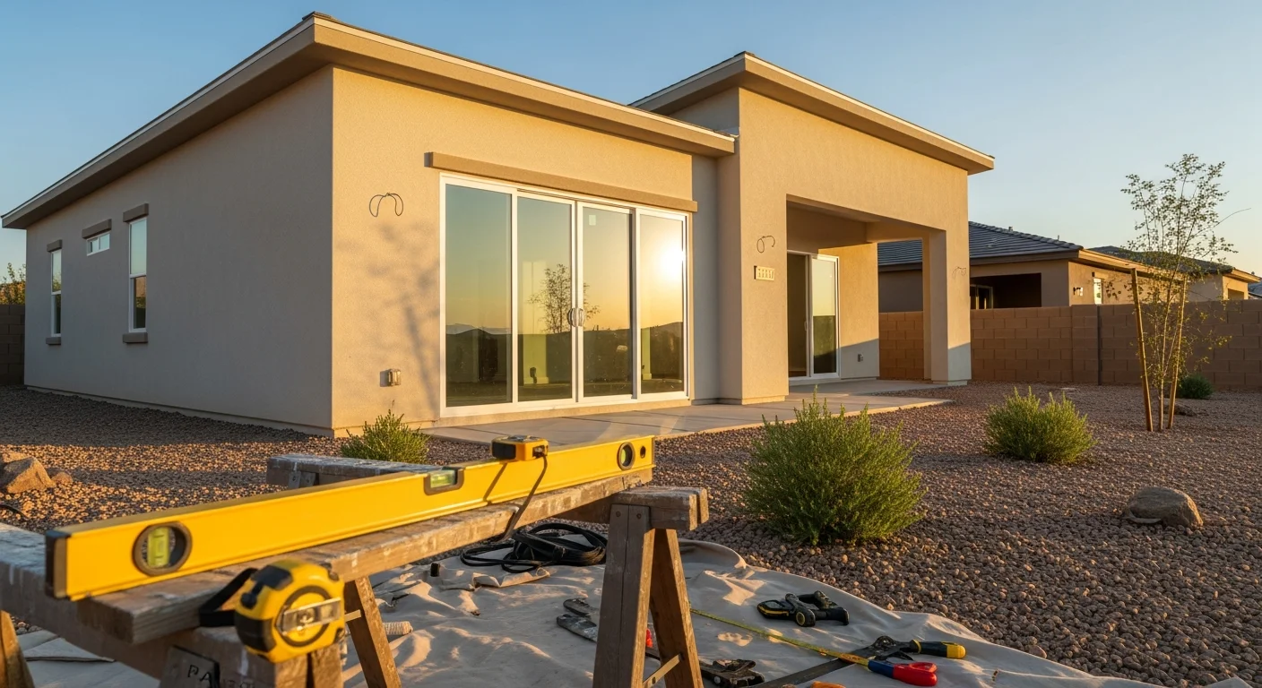 Custom casita guest house built on residential property in Las Vegas