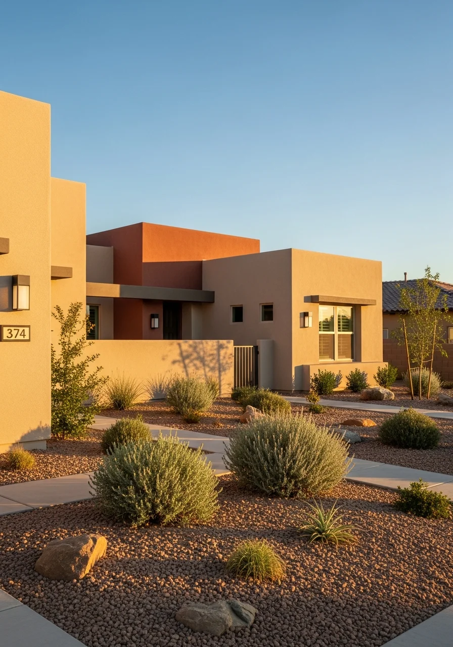 Detailed shot of a Clark County property showcasing regional architectural style and landscaping.